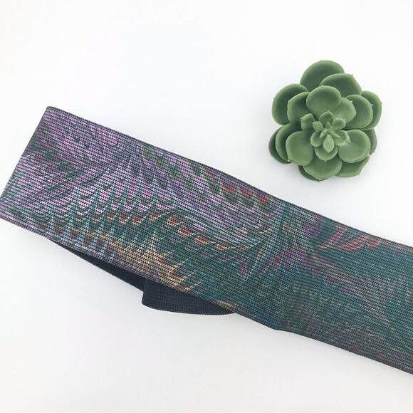 Vintage 80’s Silvertone Metal Arrow Buckle Belt - Picture 5 of 12